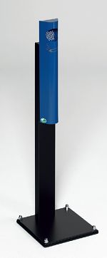 Standascher enzianblau HxTxB: 1250 x 310 x 310 mm