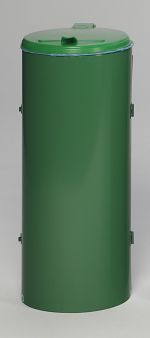 Abfallsammler Kompakt Junior mit Einflügeltür, grün RAL 6001