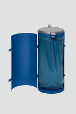 Abfallsammler Kompakt Junior mit Einflügeltür, enzianblau