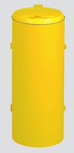 Abfallsammler Kompakt Junior mit Einflügeltür,gelb RAL 1023