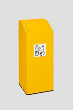 Wertstoffbehälter 76 ltr. gelb RAL 1023