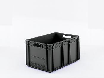 EF 6320, Euro-Kasten, leitfähig/ schwarz, LxBxH 600x400x320 mm