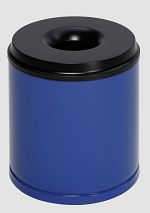 Sicherheits-Abfallbehälter feuersicher, 30 Ltr., blau