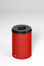 Sicherheits-Abfallbehälter feuersicher, 50 Ltr., rot