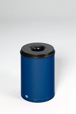 Sicherheits-Abfallbehälter feuersicher, 50 Ltr., blau