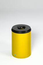 Sicherheits-Abfallbehälter feuersicher, 50 Ltr., gelb