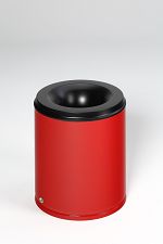 Sicherheits-Abfallbehälter feuersicher, 80 Ltr., rot