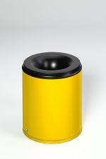 Sicherheits-Abfallbehälter feuersicher, 80 Ltr., gelb