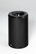 Sicherheits-Abfallbehälter feuersicher, 110 Ltr., schwarz
