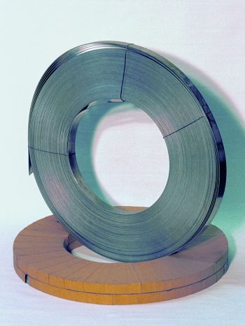Verpackungs-Stahlband 20 x 0,5 mm, Bund = ca. 48 kg