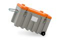 PE-Werkzeugbox Trolley 150 Ltr. grau/orange LxBxH 800 x 600 x 530 mm
