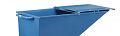 Klappbarer Deckel blau RAL 5007 Kastenmaß LxBxH: 1200 x 652 x 413 mm
