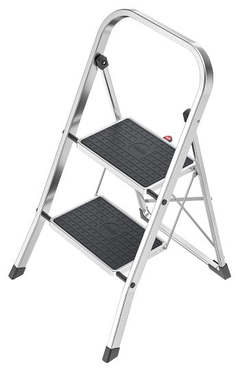 Alu-/Stahl-Trittleiter, K70 Standard- Line, 2 Stufen, Arbeitsh.ca. 247 cm