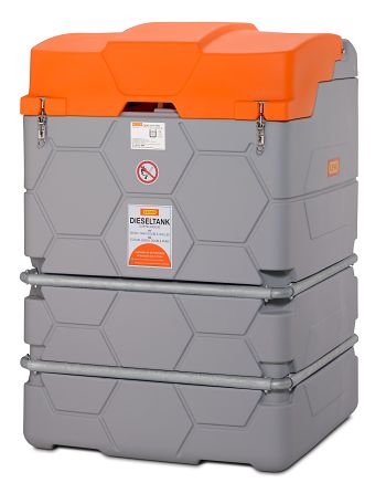 CUBE Dieseltank Outdoor Basic 2500 l, mit Klappdeckel