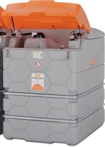 CUBE Dieseltank Erweiterungseinheit I Outdoor, 2500 l, mit Klappdeckel