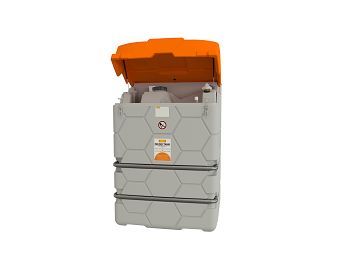 CUBE Dieseltank Erweiterungseinheit I Outdoor, 1500 l, mit Klappdeckel