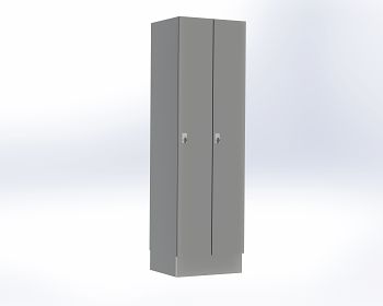 Dunkelgrau mit Sockel 