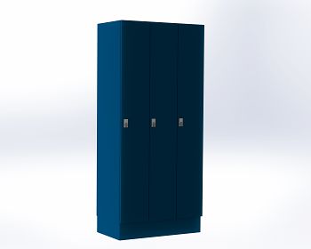 Enzianblau mit Sockel 