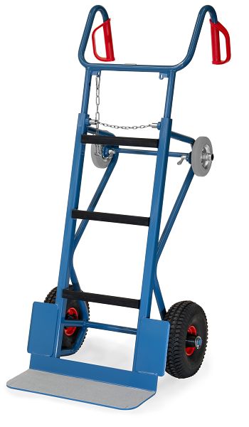 Gerätekarre mit Lufträdern Schaufelgröße 190 x 550 mm