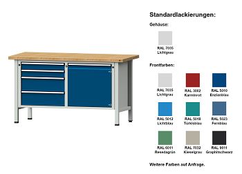 Kastenwerkbank  Mod. 131 V BxTxH 1500 x 700 x 840 mm