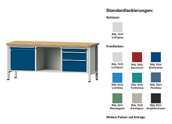 Kastenwerkbank Mod. 146 V BxTxH 2000 x 700 x 840 mm