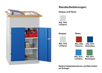 RAL 7035 Lichtgrau/RAL 6011 Resedagrün 