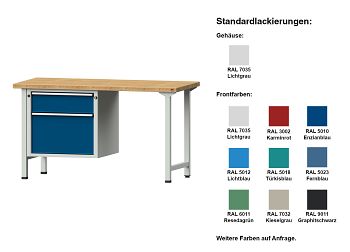 Kombiwerkbank Modell 701 V BxTxH 1500 x 700 x 840 mm
