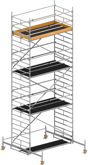 Uni Breit-Fahr-Gerüst P2
 Arbeitshöhe 8,38 m