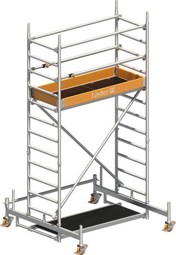 Uni Leicht-Fahr-Gerüst P2
 Arbeitshöhe 4,26 m