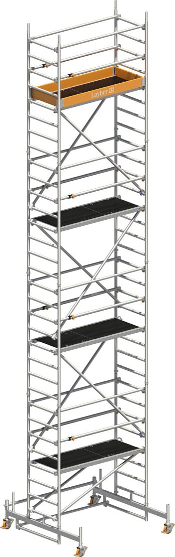 Uni Leicht-Fahr-Gerüst P2
 Arbeitshöhe 9,26 m