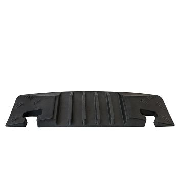 Kabelbrücke MORION mittelgroß, Endstück Nut, schwarz,