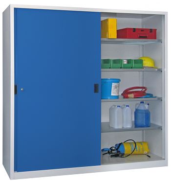 Korpus/Türen: Enzianblau RAL 5010 