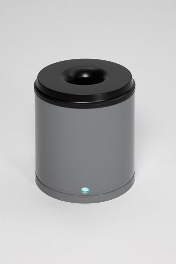 Sicherheits-Abfallbehälter feuersicher, 30 Ltr., silber