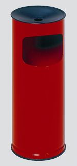 Kombi-Ascher HxØ 610x250 mm rot RAL 3000