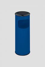 Kombi-Ascher HxØ 610x250 mm enzianblau RAL 5010