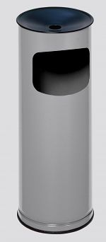 Kombi-Ascher HxØ 610x250 mm silber