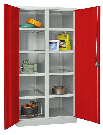 RAL 7035 Lichtgrau/RAL 3000 Feuerrot 