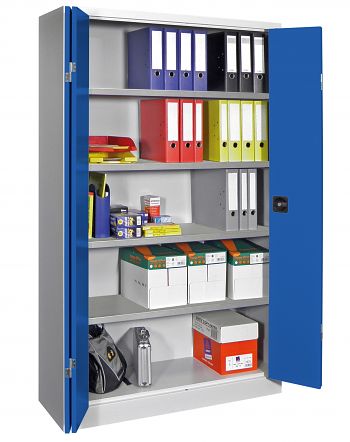 Korpus/Türen: enzianblau RAL 5010 