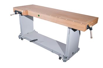 ULMIA Schreinerhobelbank hydr. höhenv BxTxH 1785 x 925 x 700-1040 mm