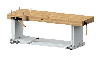 ULMIA Schreinerhobelbank hydr. höhenv BxTxH 2085 x 925 x 700-1040 mm