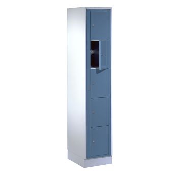 lichtgrau RAL 7035/taubenblau RAL 5014 