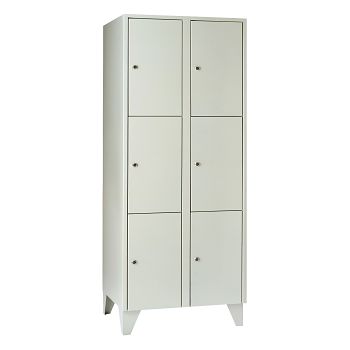 mit Füßen, Lichtgrau RAL 7035/Lichtgrau RAL 7035 