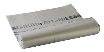 Abfalltüten transparent, 22 Liter VE = 250 Stck.