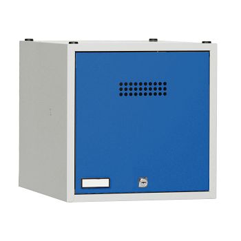Lichtgrau RAL 7035 / Enzianblau RAL 5010 