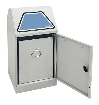 Wertstoffsammler Modul-Vario 45 l Lichtgrau, HxBxT: 800 x 400 x 380 mm