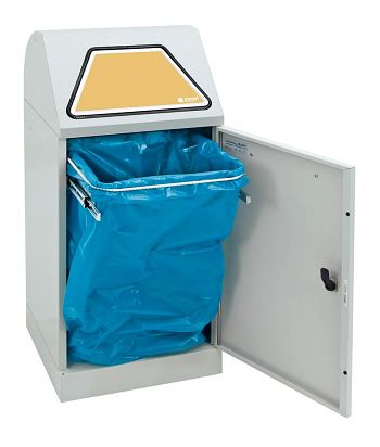 Wertstoffsammler Modul-Vario 60 l Lichtgrau, HxBxT: 900 x 400 x 380 mm