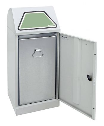 Wertstoffsammler Modul-Vario 75 l Lichtgrau, HxBxT: 1000 x 400 x 380 mm