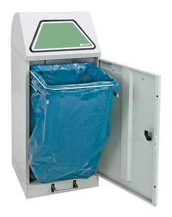Wertstoffsammler Modul-Vario 75 l Lichtgrau, HxBxT: 1000 x 400 x 380 mm