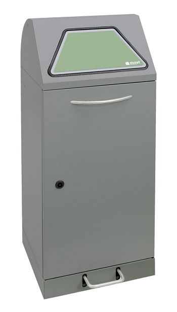 Wertstoffsammler Modul-Vario 75 l Graualu, HxBxT: 1000 x 400 x 380 mm