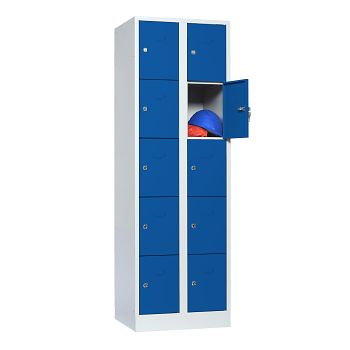 lichtgrau RAL 7035/enzianblau RAL 5010 